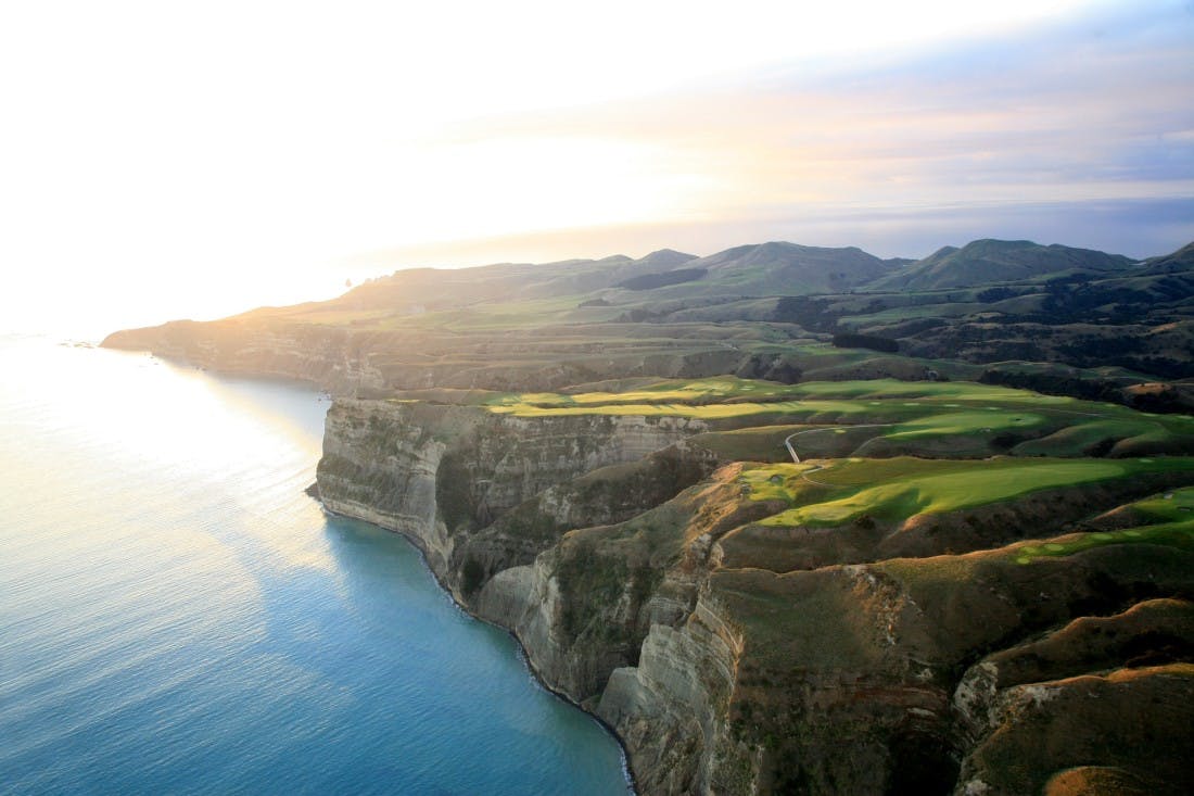 Overview of the Cape Kidnappers in the Hawke's Bay