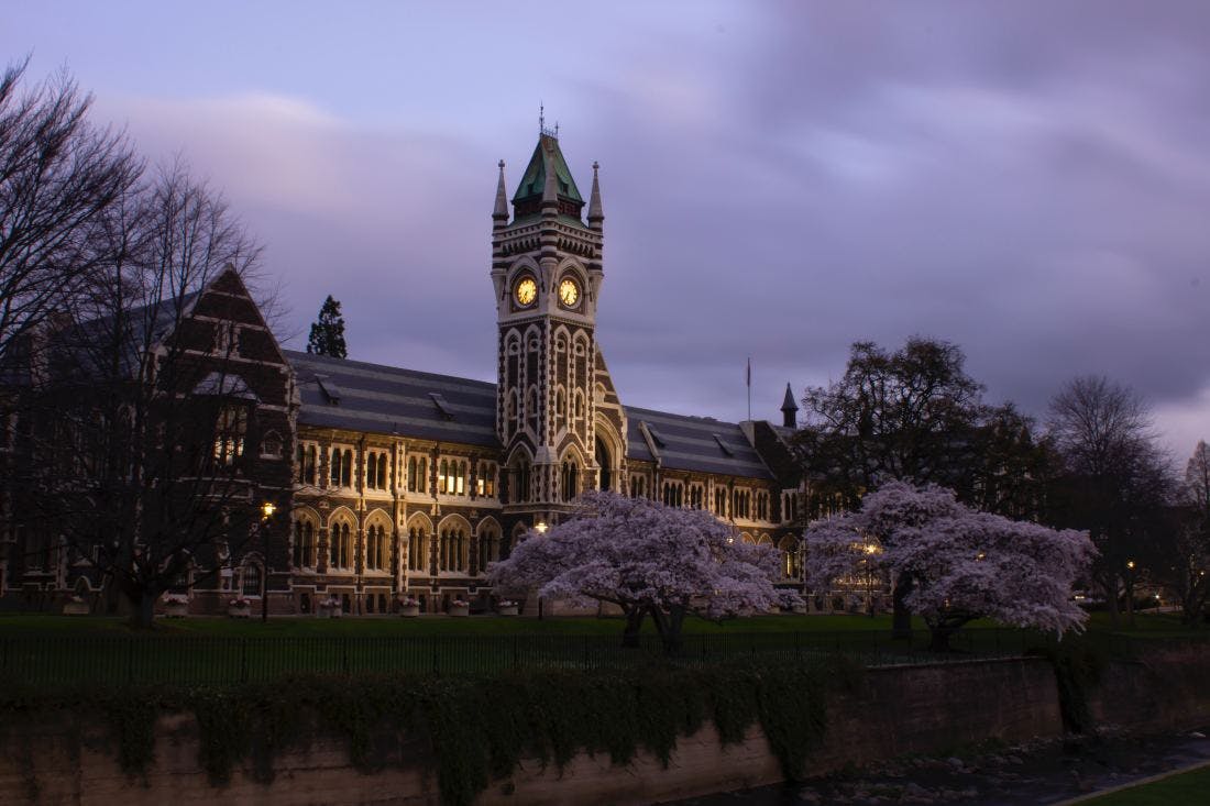Otago University in Dunedin, New Zealand.
Photo by Don T un Unsplash