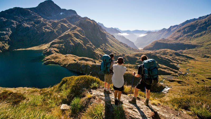 Walking the Routeburn Track in New Zealand